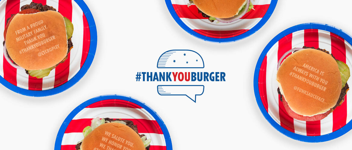 #ThankYouBurger